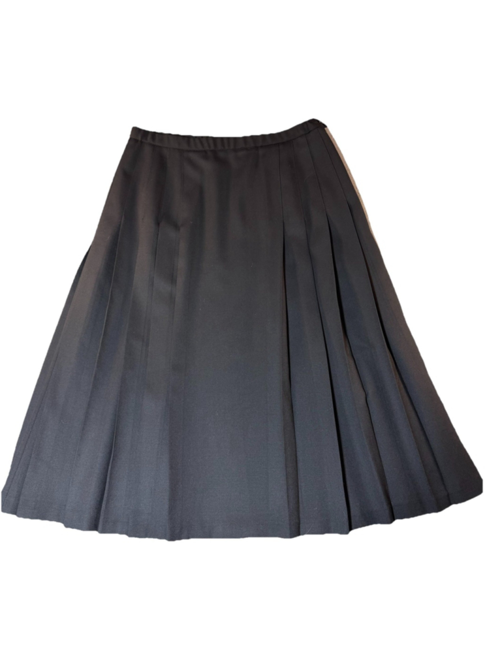 Pendleton Black Pleated Midi Skirt